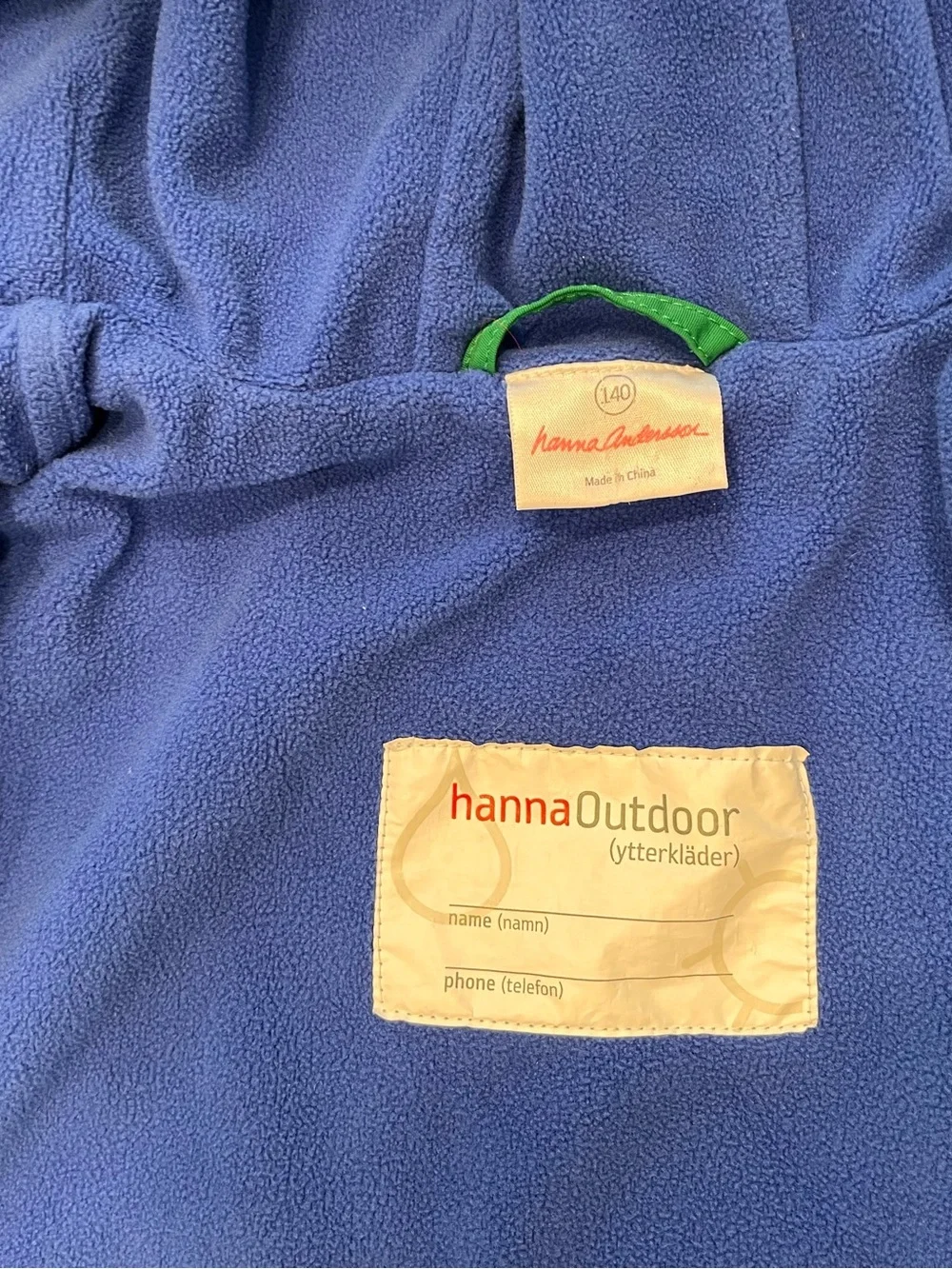 Hanna Andersson 140 Boys Hooded Insulated Zip Coat Jacket 10 Ski Snowboard